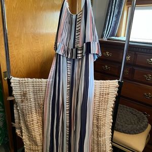 Lane Bryant Maxi chiffon layered dress 14/16